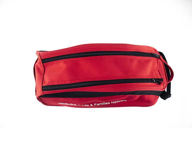 Tour Zipper Ventilate Shoe Storage Bag 300D Polyester Oxford Fabri
